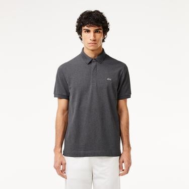 Lacoste Paris Erkek Regular Fit Gri Polo