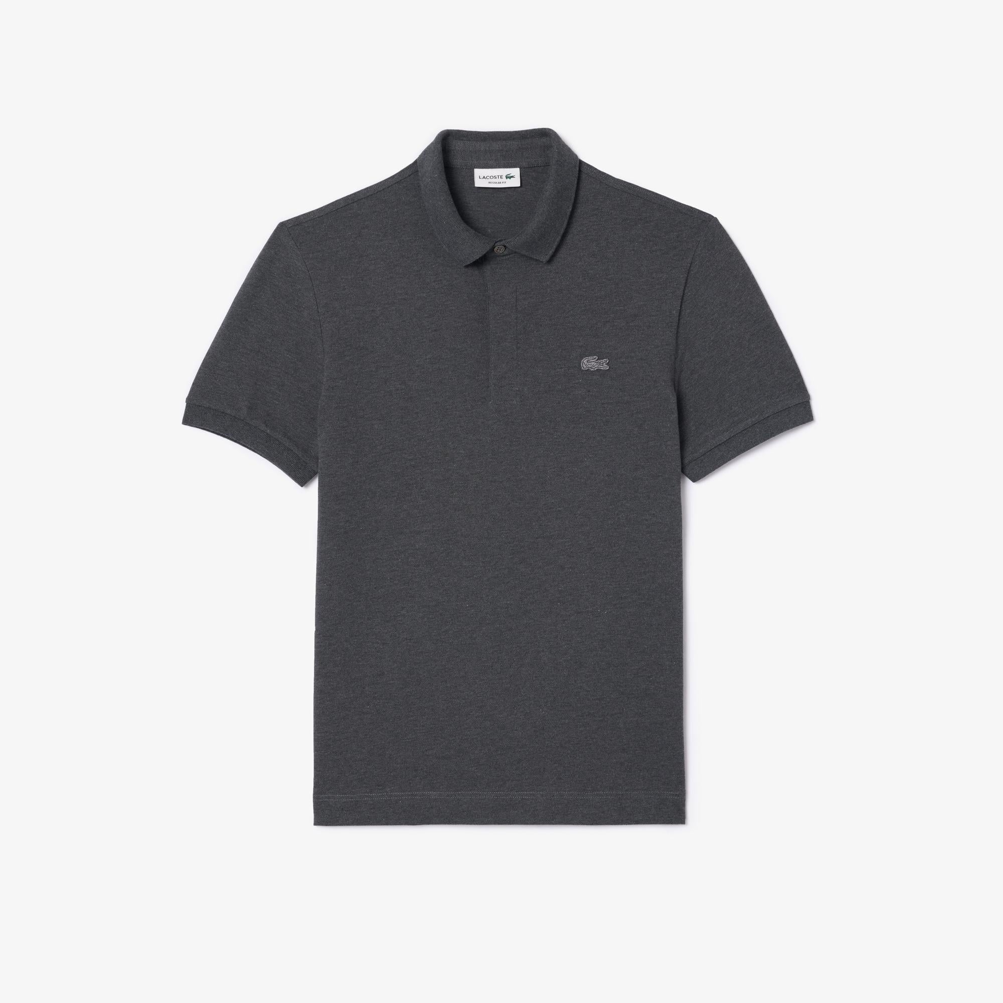 Erkek Regular Fit Gri Paris Polo