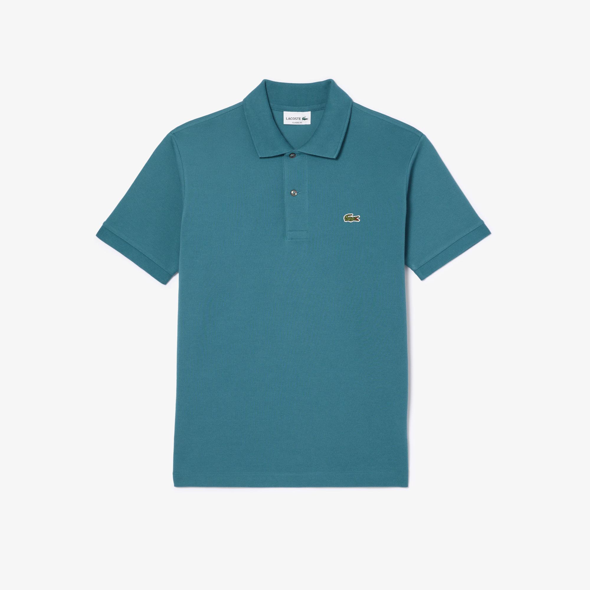 L.12.12 Erkek Classic Fit Mavi Polo