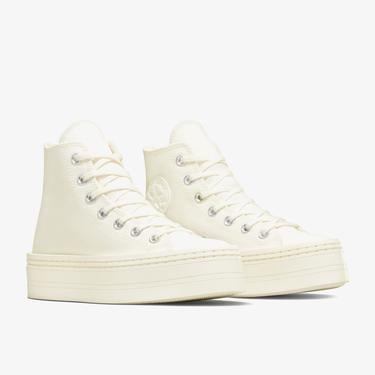  Converse Chuck Taylor All Star Modern Lift Unisex Krem Platform Sneaker