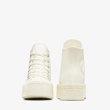  Converse Chuck Taylor All Star Modern Lift Unisex Krem Platform Sneaker