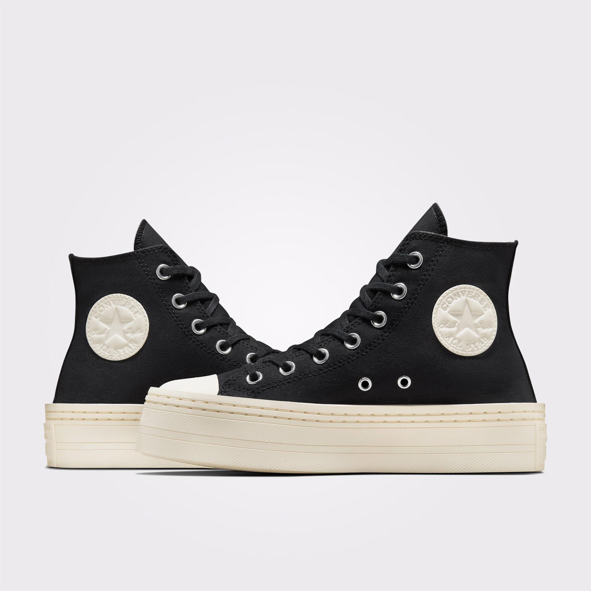 Converse Chuck Taylor All Star Modern Lift Unisex Siyah Platform Sneaker