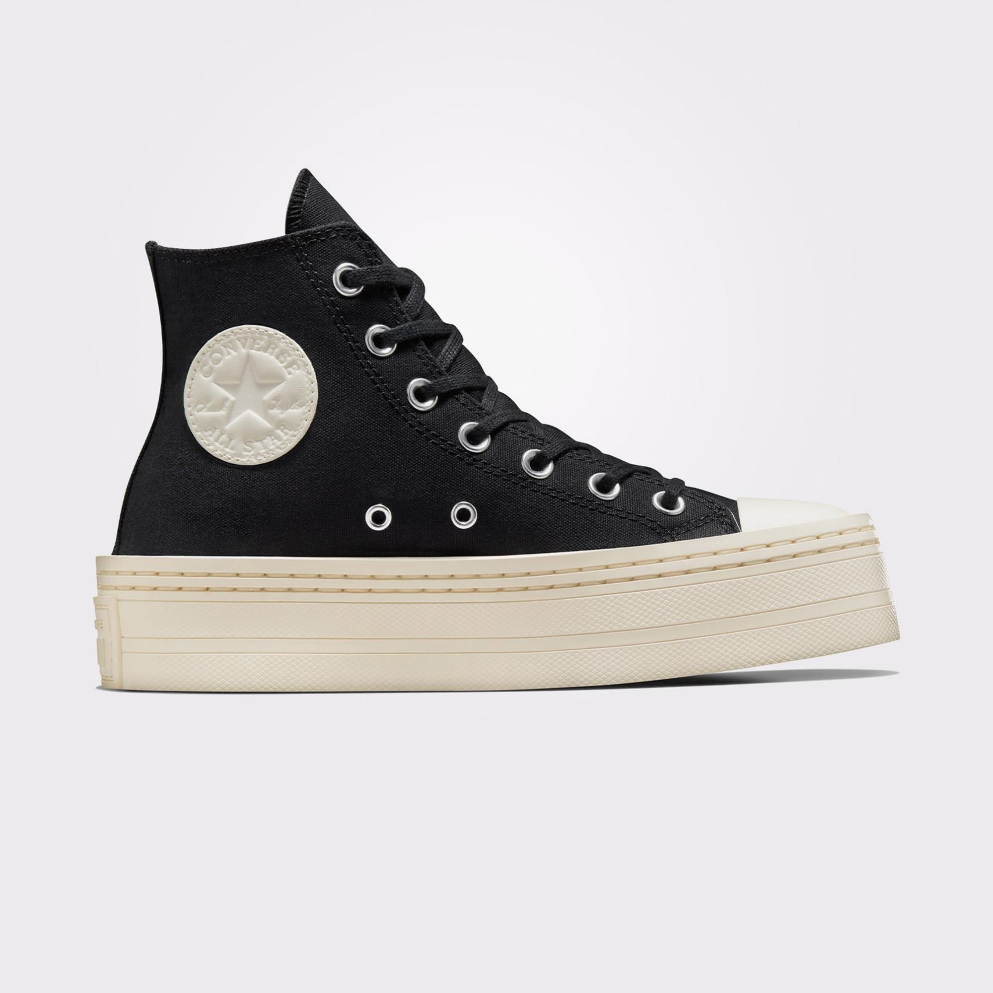 Converse Chuck Taylor All Star Modern Lift Unisex Siyah Platform Sneaker