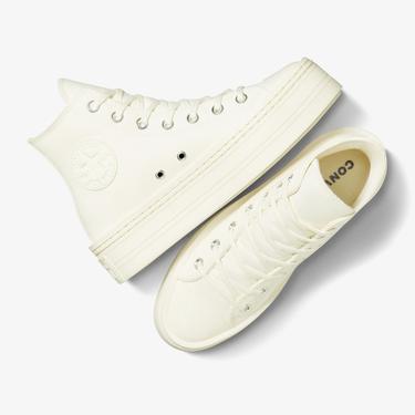  Converse Chuck Taylor All Star Modern Lift Unisex Krem Platform Sneaker