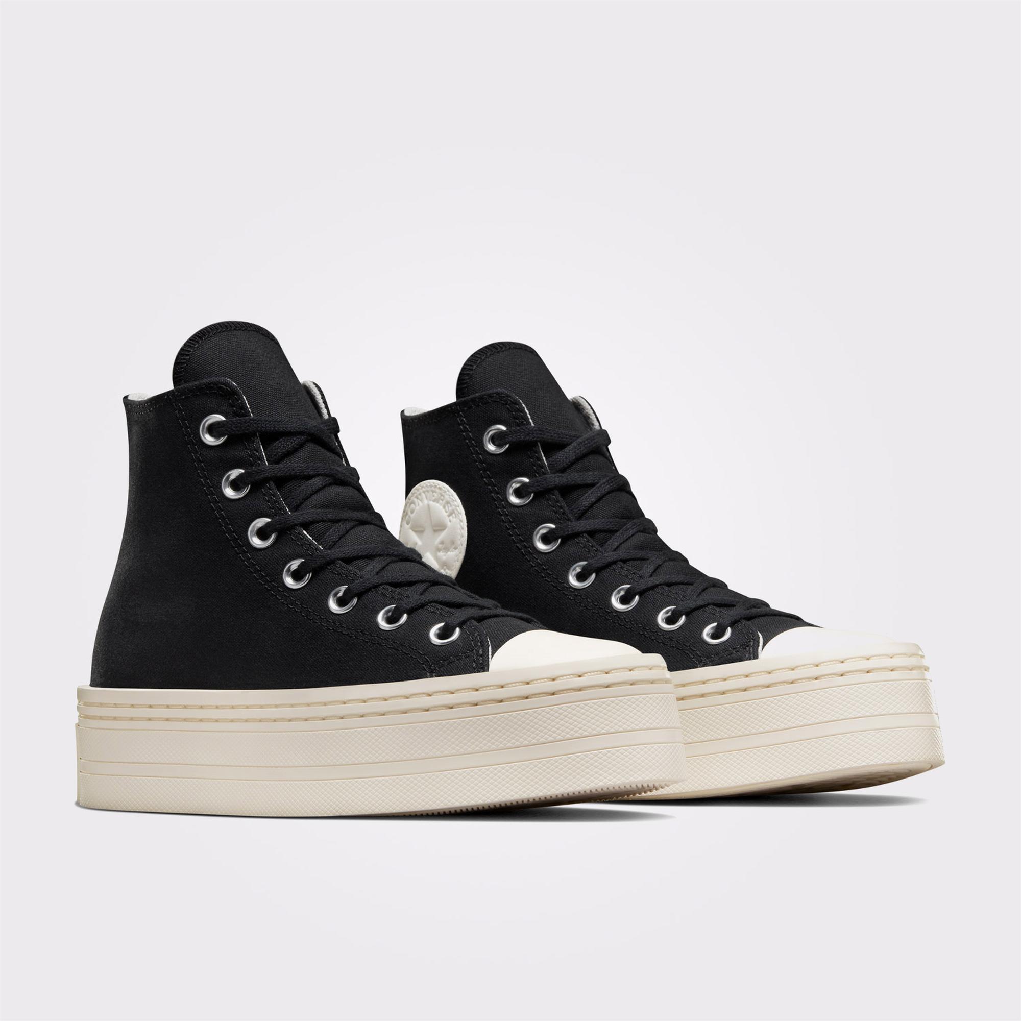 Converse Chuck Taylor All Star Modern Lift Unisex Siyah Platform Sneaker