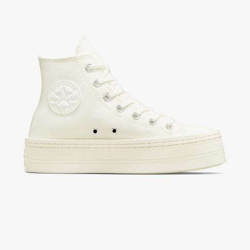  Converse Chuck Taylor All Star Modern Lift Unisex Krem Platform Sneaker