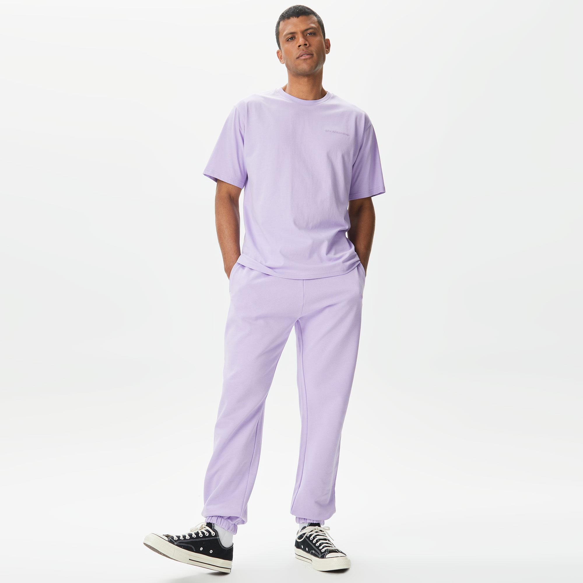 Les Benjamins Essentials Erkek Mor Eşofman Altı