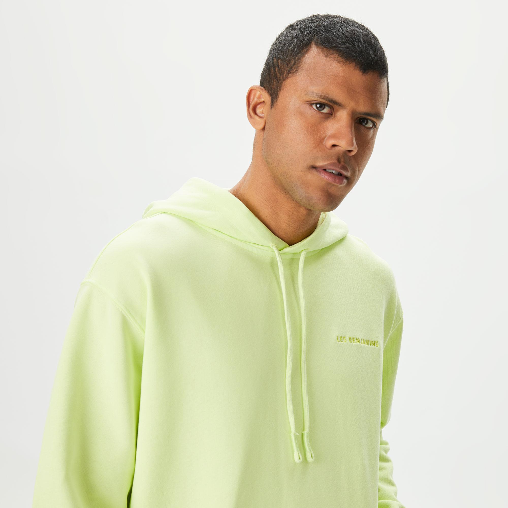 Les Benjamins Essentials 301 Erkek Yeşil Hoodie
