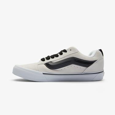  Vans Knu Skool Unisex Siyah/Beyaz Sneaker