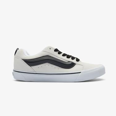  Vans Knu Skool Unisex Siyah/Beyaz Sneaker