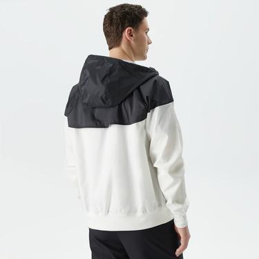  Nike Woven Heritage Essentials Windrunner Erkek Siyah/Beyaz Ceket