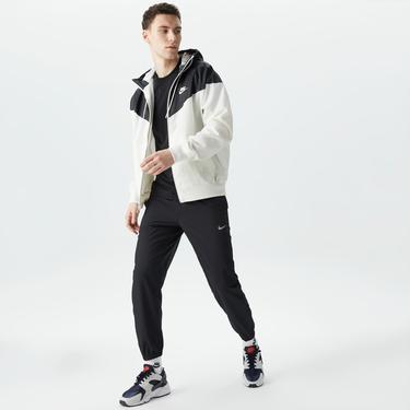  Nike Woven Heritage Essentials Windrunner Erkek Siyah/Beyaz Ceket