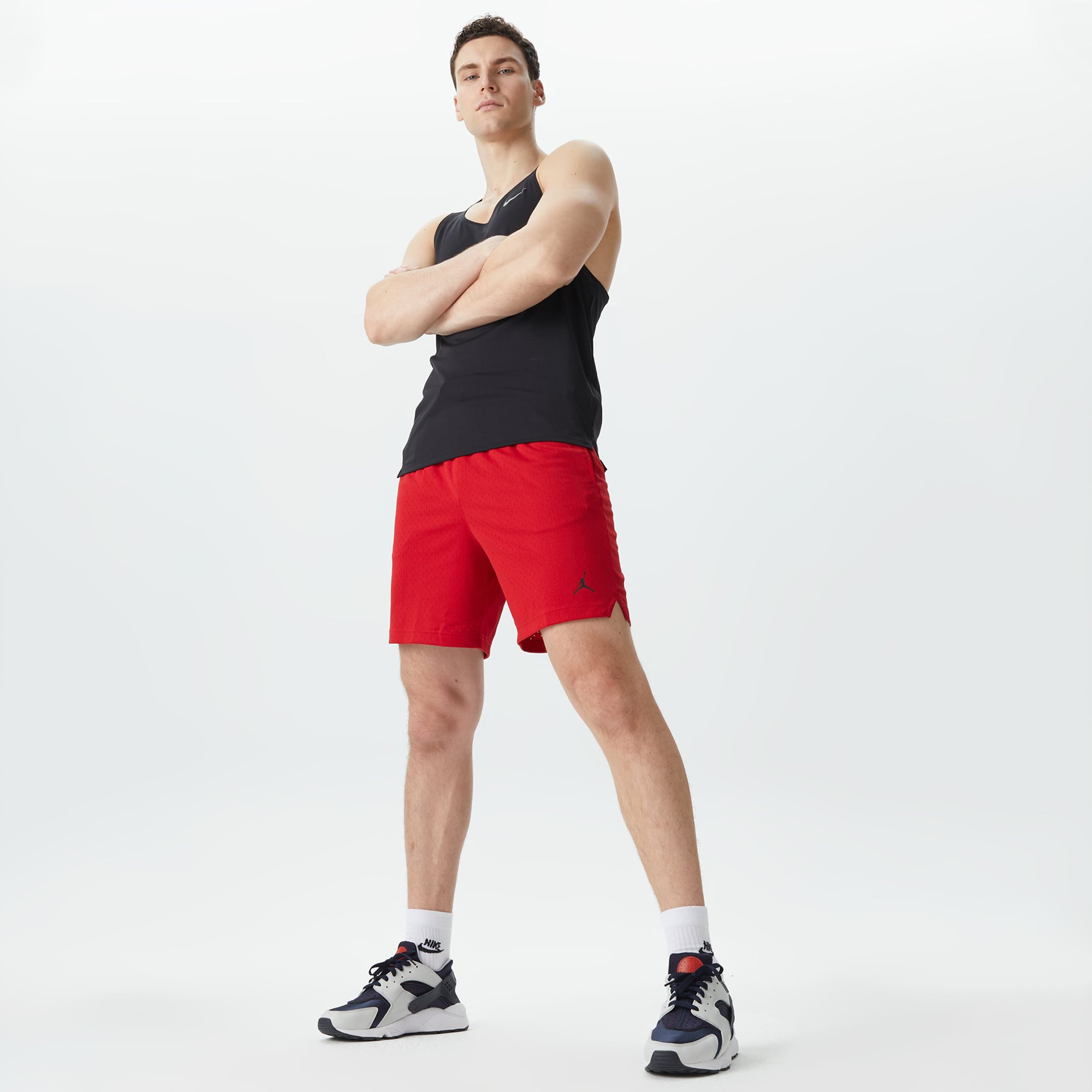  Jordan Sport Mesh Erkek Kırmızı Şort