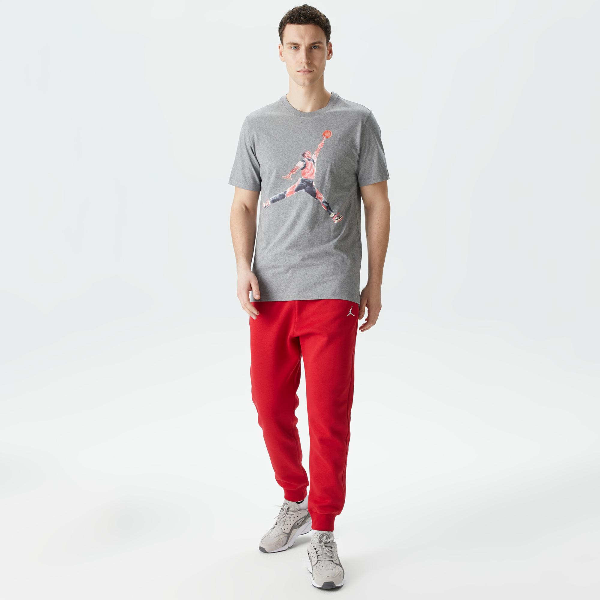 Jordan Brand Erkek Gri T-Shirt