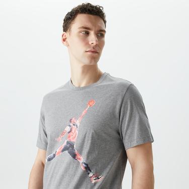  Jordan Brand Erkek Gri T-Shirt