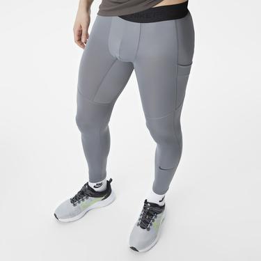  Nike Dri-Fit Pro Erkek Gri Tayt