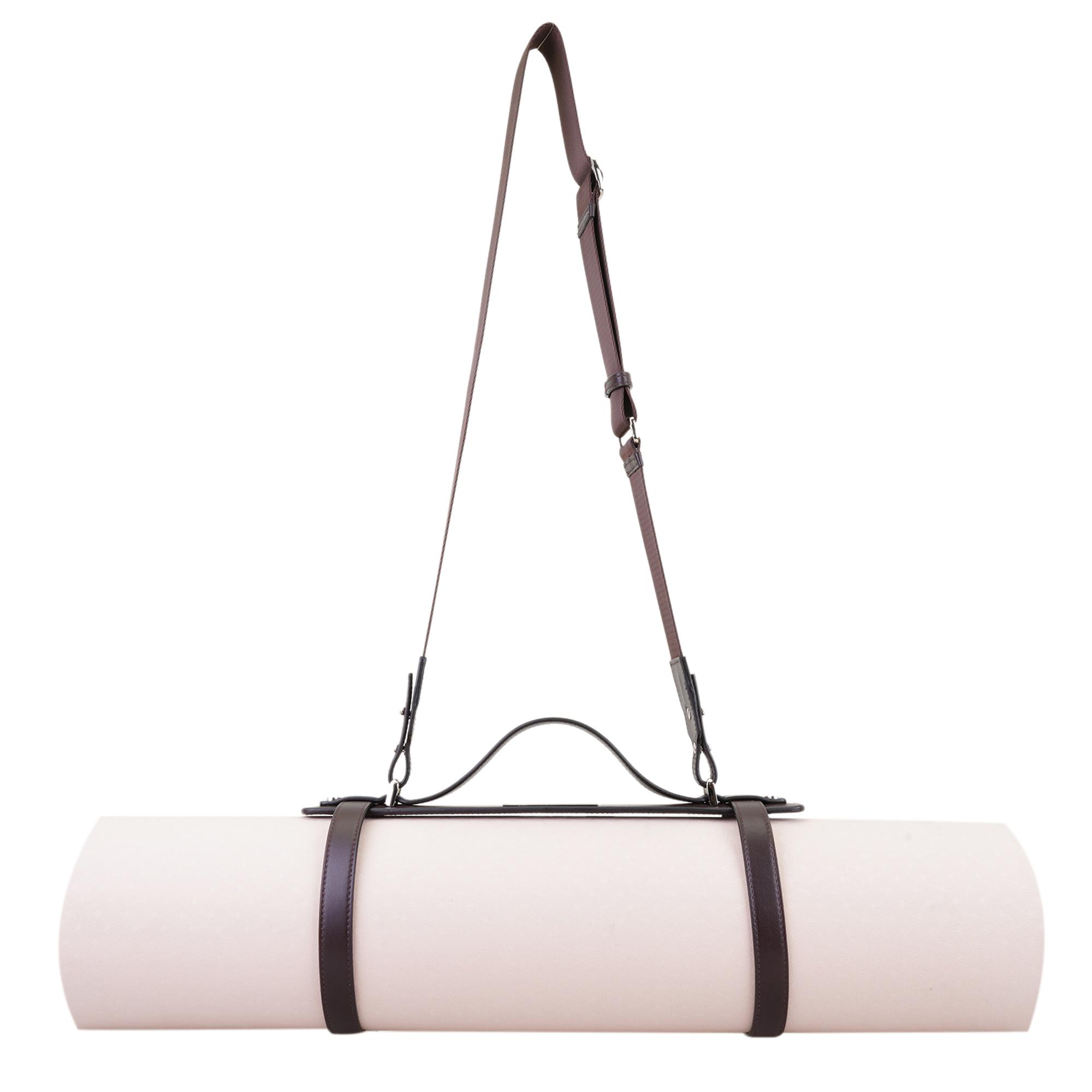 Bandha Kahve Deri Yoga Matı Askısı