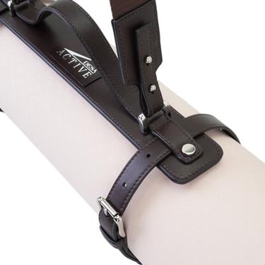  Bandha Kahve Deri Yoga Matı Askısı