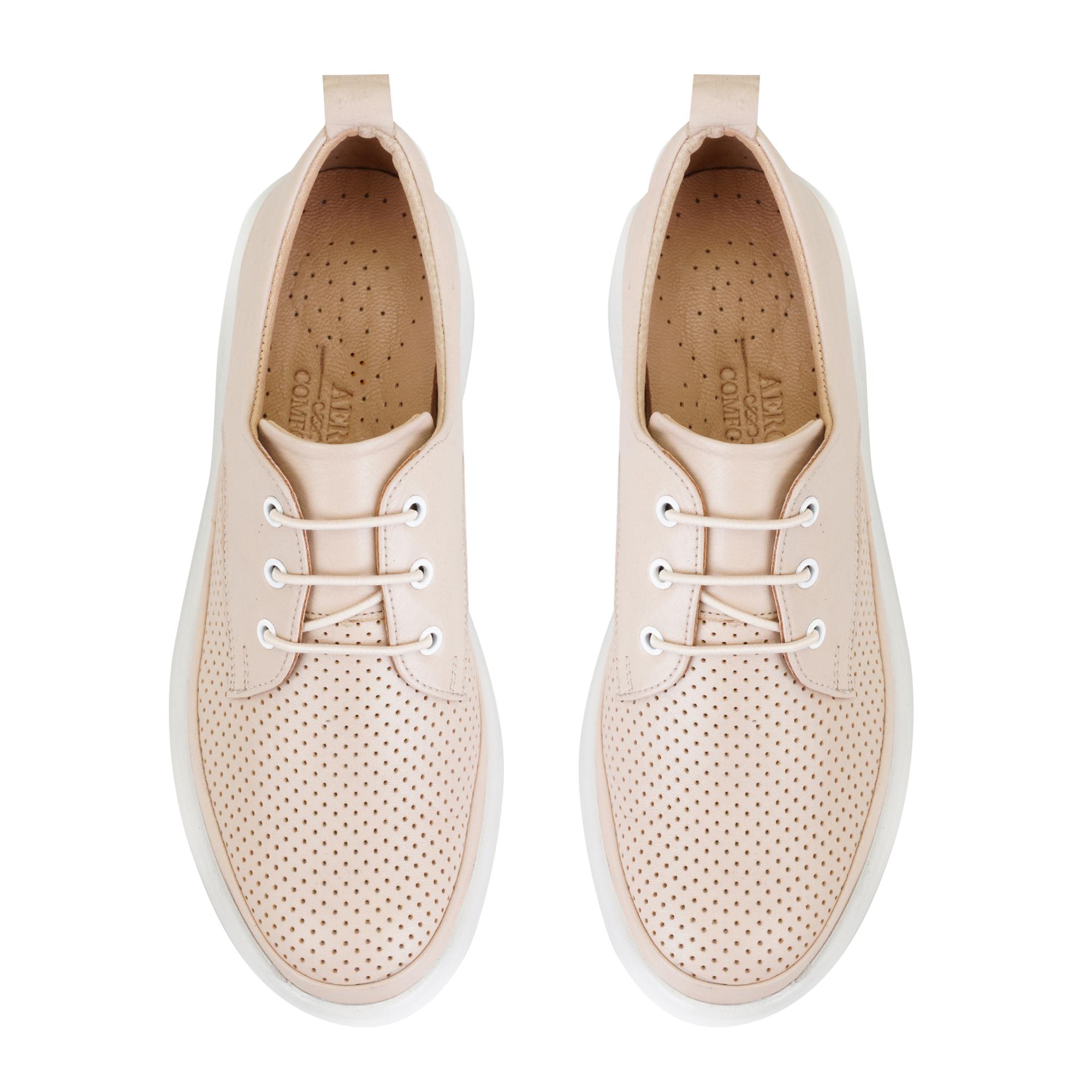 Kadın Bej DesaComfort Deri Günlük Ayakkabı