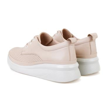  Kadın Bej DesaComfort Deri Günlük Ayakkabı