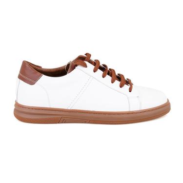  Seth Beyaz Erkek Deri Spor Ayakkabı