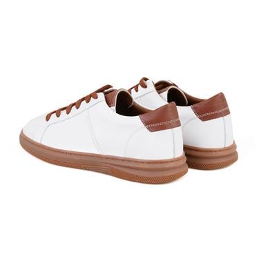  Seth Beyaz Erkek Deri Spor Ayakkabı