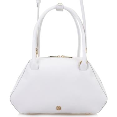 Lillesol Beyaz Kadın Deri Omuz Çantası
