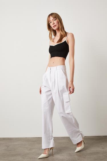  Kontrast Biyeli Croptop