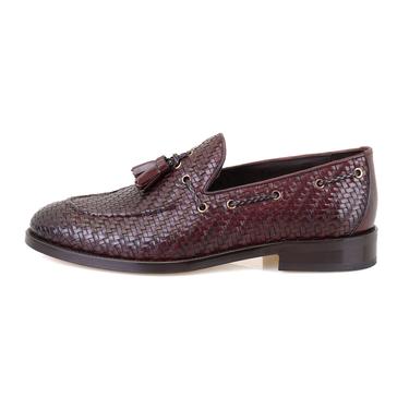  Ronald Kahve Erkek Deri Loafer