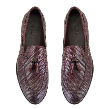  Ronald Kahve Erkek Deri Loafer