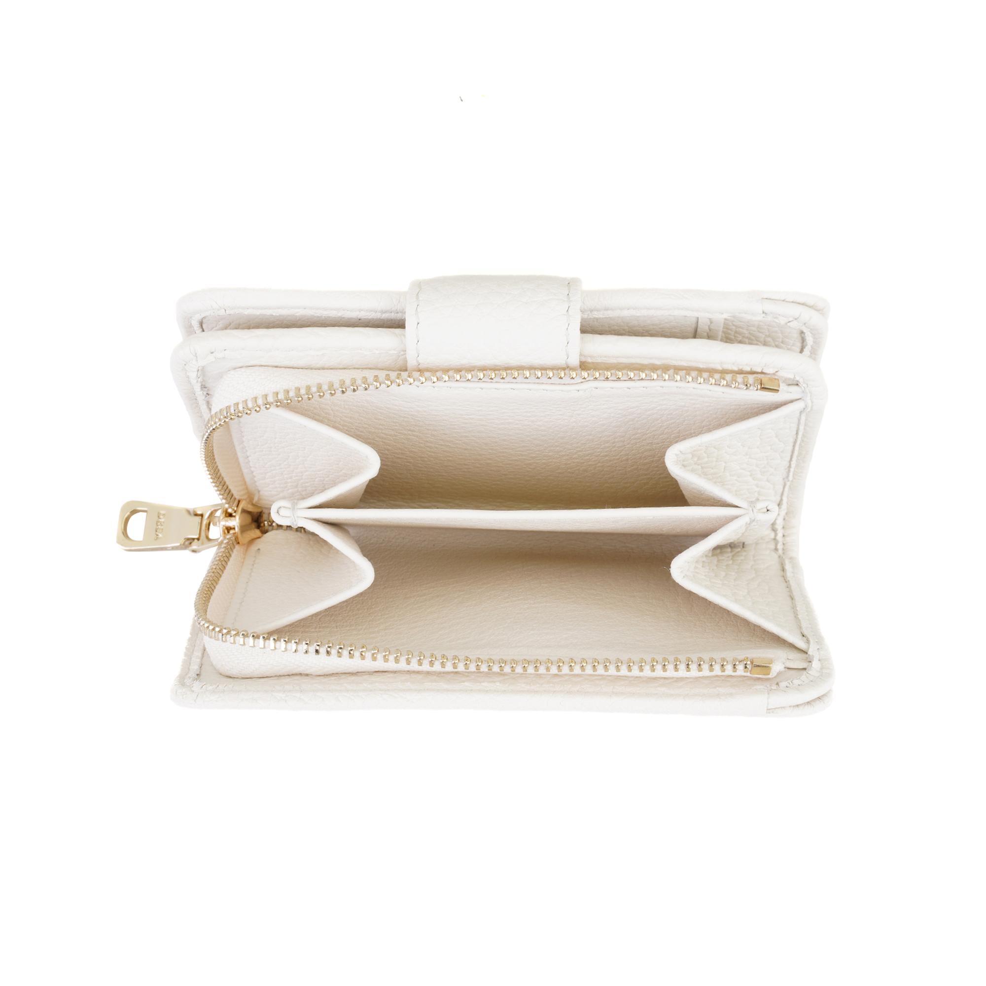 Harriet Beyaz Kadın Deri Cüzdan