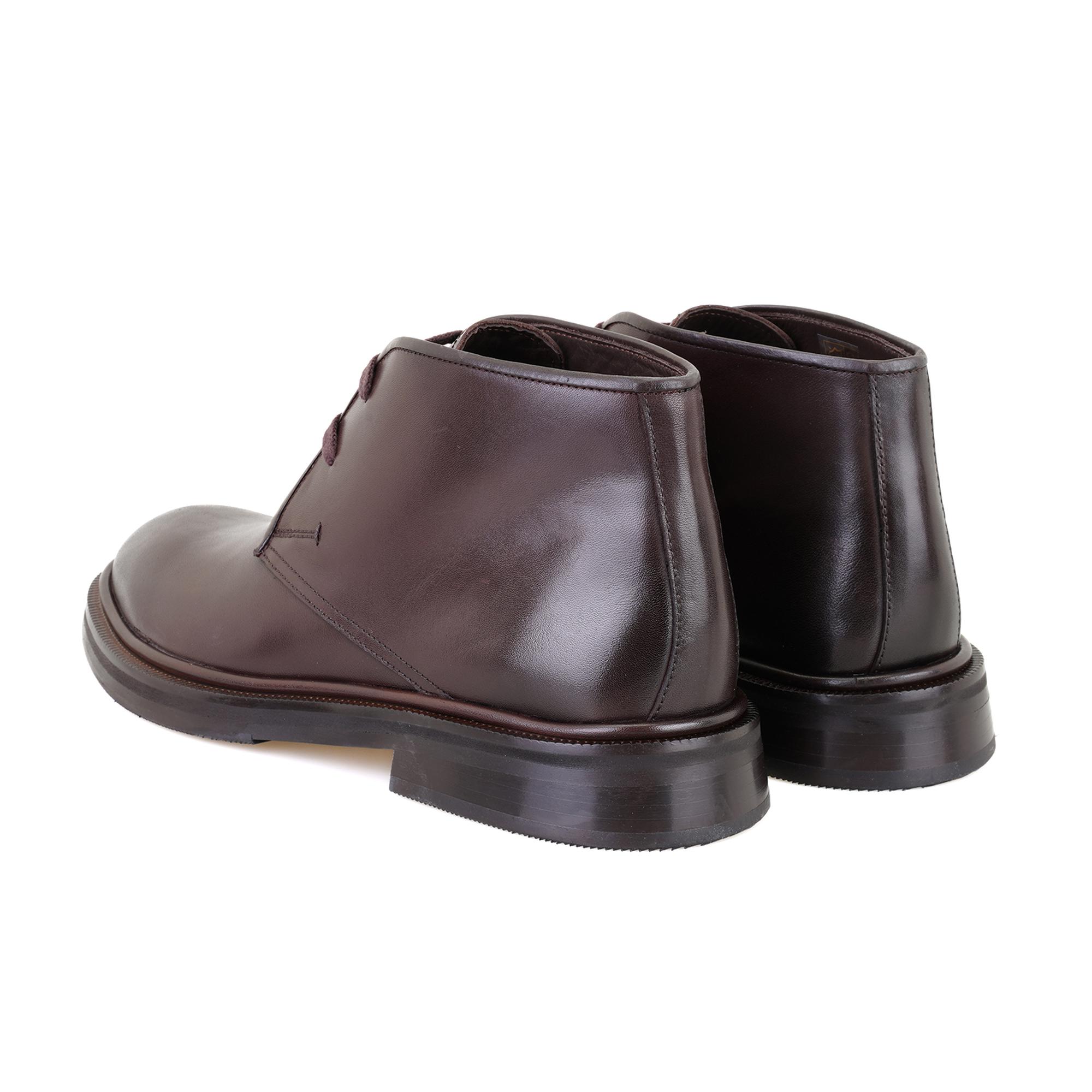 Ewan Kahve Erkek Deri Bot