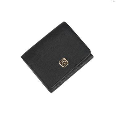  Heleno Siyah Kadın Deri Cüzdan