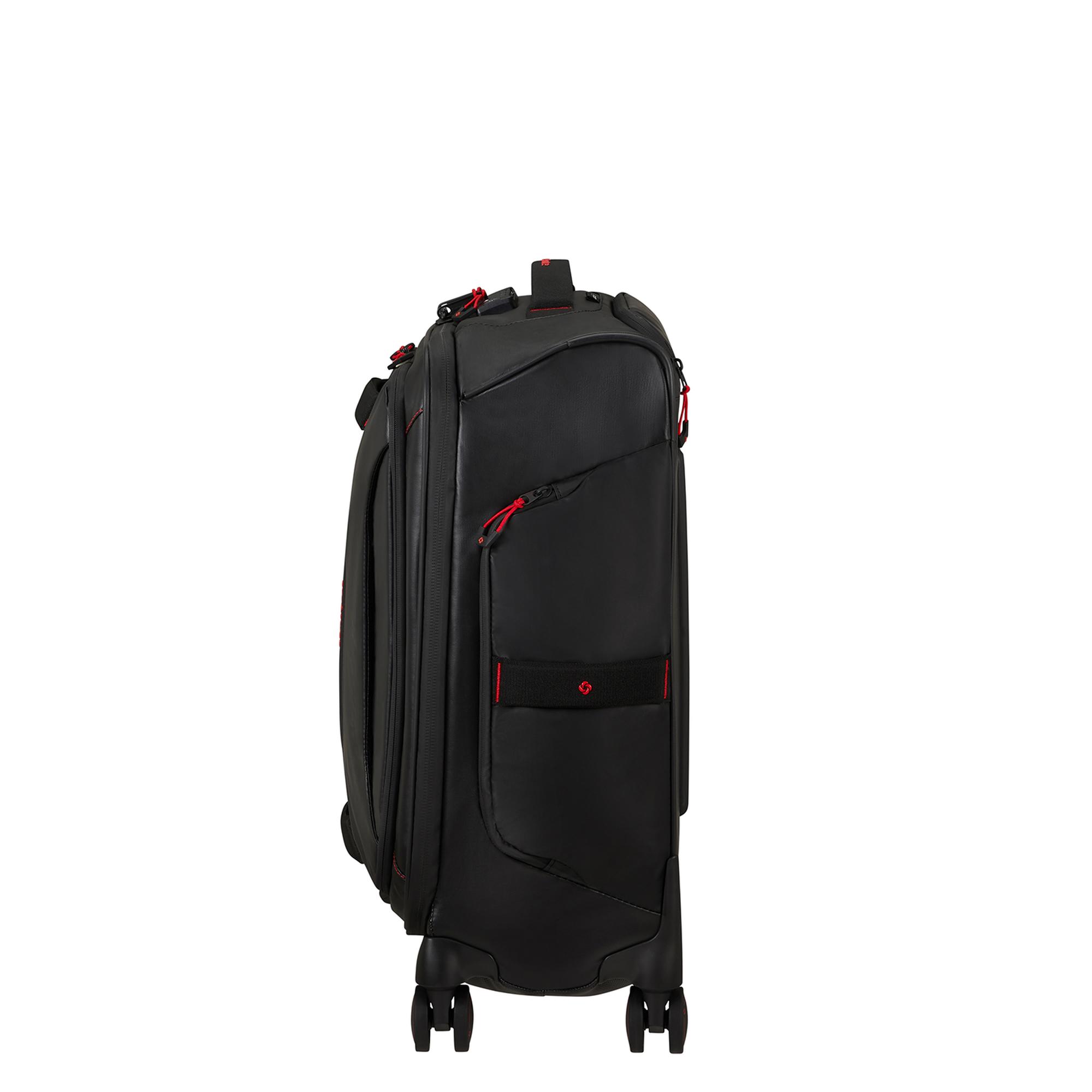 Samsonite Siyah Ecodiver - 4 Tekerlekli Duffle 55 cm Kabin Boy Valiz