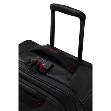  Samsonite Siyah Ecodiver - 4 Tekerlekli Duffle 55 cm Kabin Boy Valiz