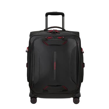  Samsonite Siyah Ecodiver - 4 Tekerlekli Duffle 55 cm Kabin Boy Valiz