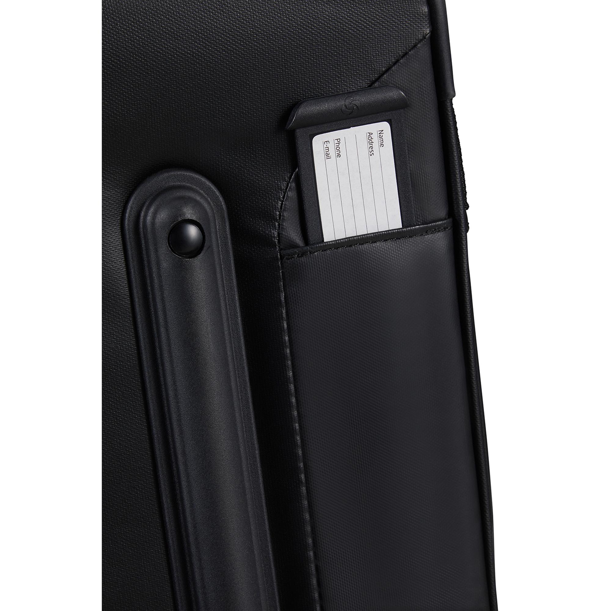 Samsonite Siyah Ecodiver - 4 Tekerlekli Duffle 55 cm Kabin Boy Valiz