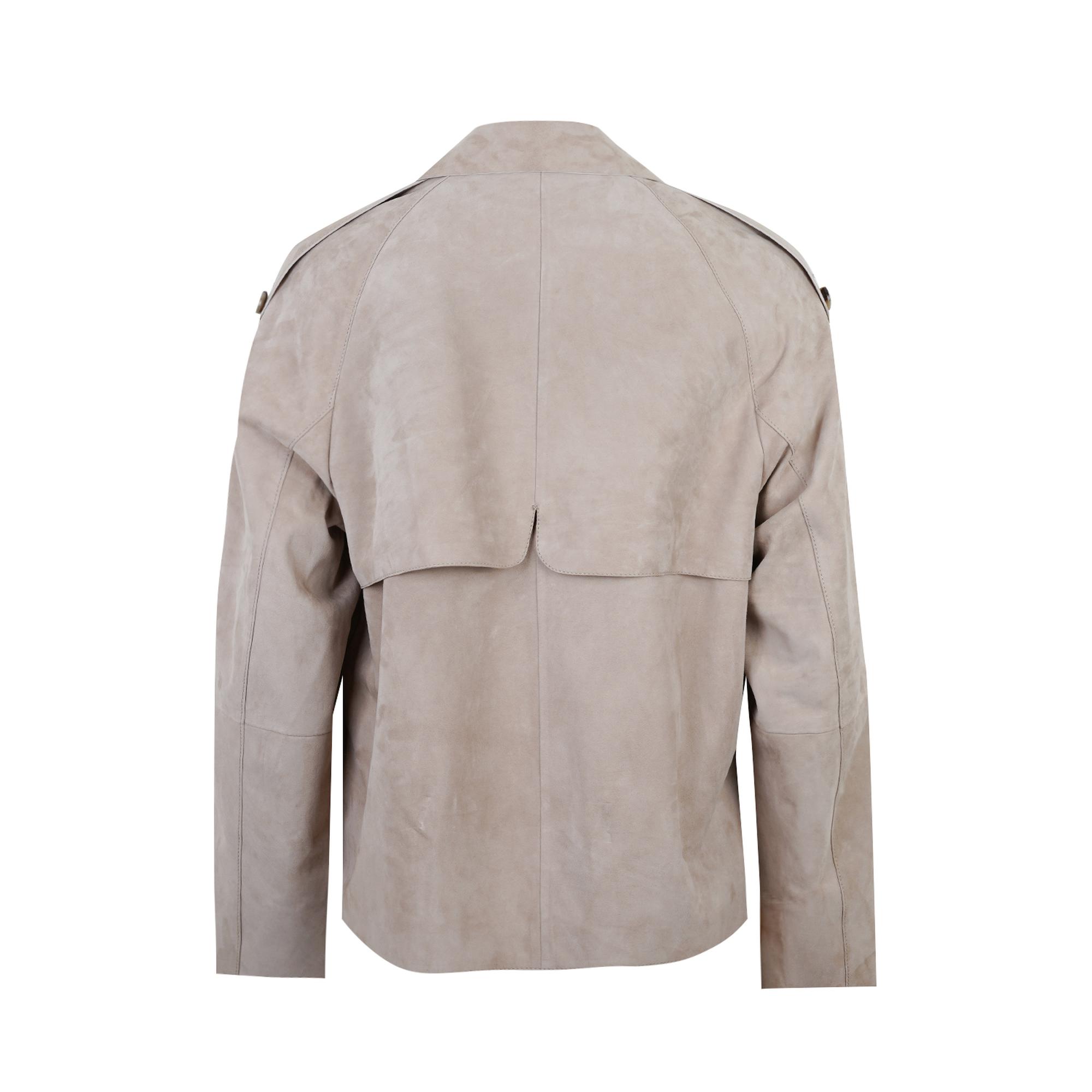 Abree Bej Kadın Süet Deri Ceket