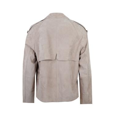  Abree Bej Kadın Süet Deri Ceket