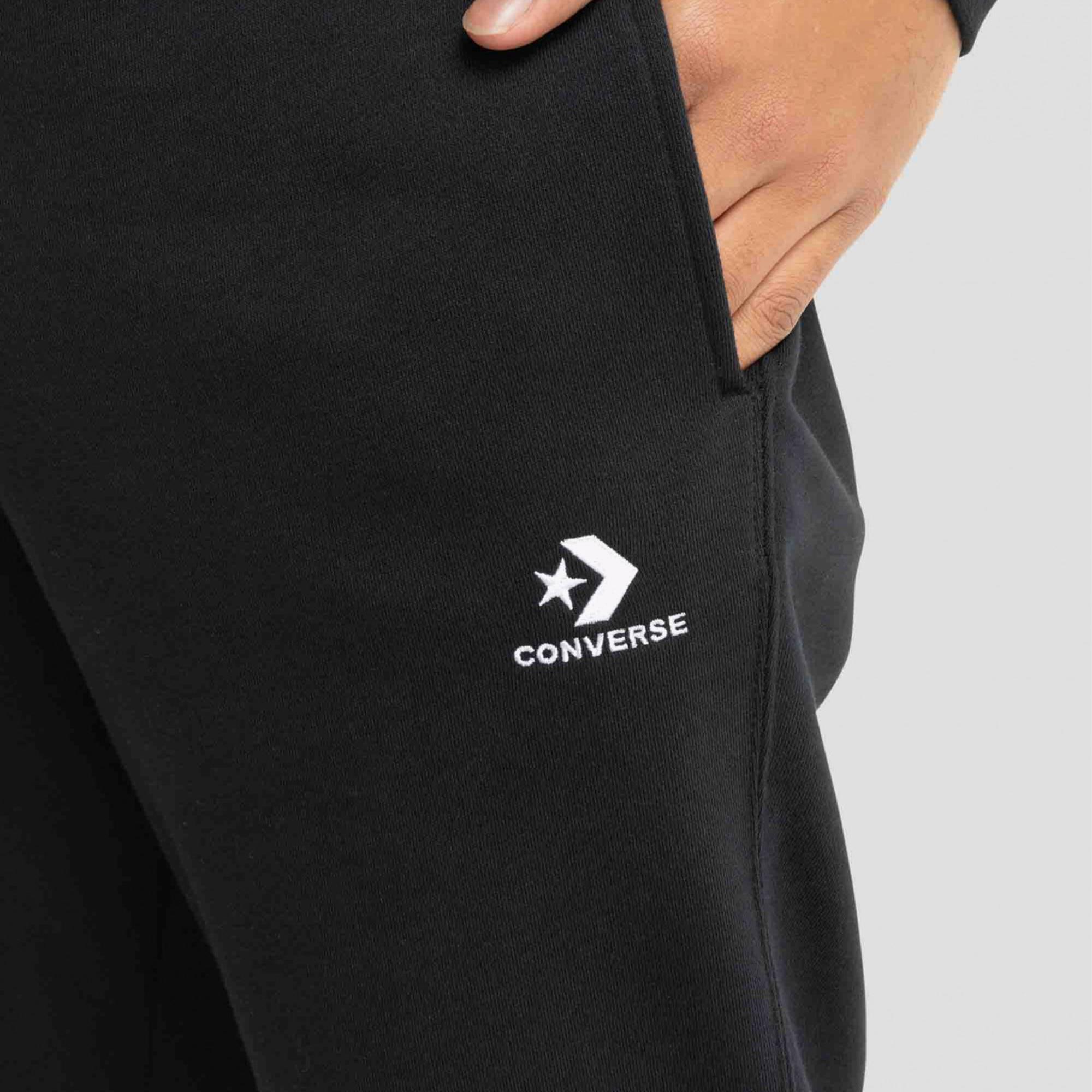 Converse Go-To Embroidered Star Chevron Unisex Siyah Eşofman Altı