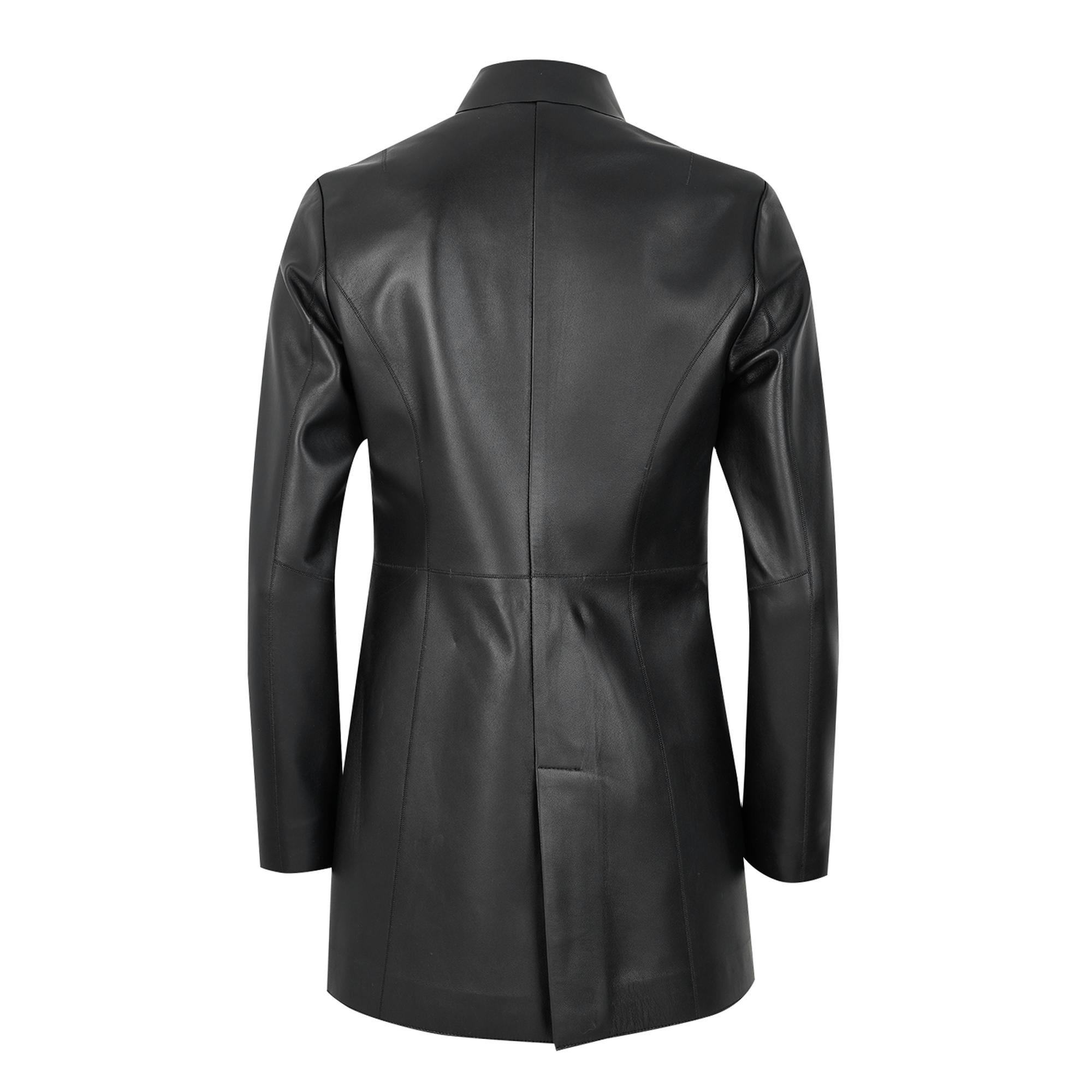 Cherlin Siyah Kadın Deri Mont