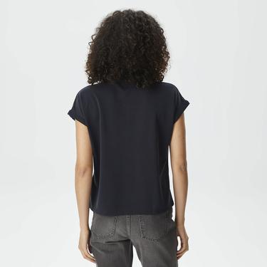  Nautica Kadın Siyah Relaxed Fit Gömlek