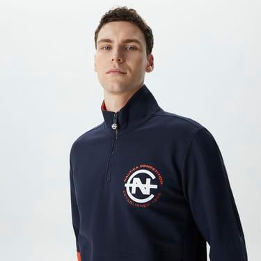  Nautica Erkek Lacivert Standart Fit Sweatshirt
