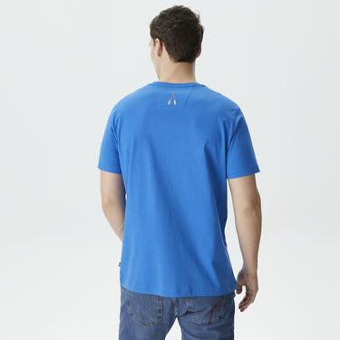  Nautica Erkek Mavi Standart Fit T-Shirt