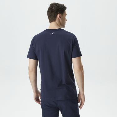  Nautica Erkek Lacivert Standart Fit T-Shirt