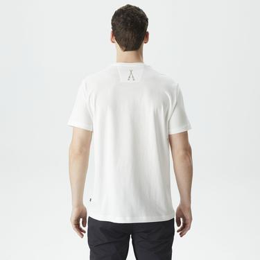  Nautica Erkek Beyaz Standart Fit T-Shirt