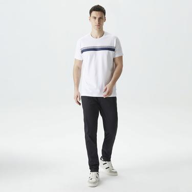  Nautica Erkek Beyaz Standart Fit T-Shirt