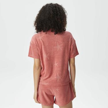  Nautica Kadın Kiremit Relaxed Fit Polo