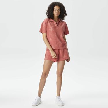  Nautica Kadın Kiremit Relaxed Fit Polo