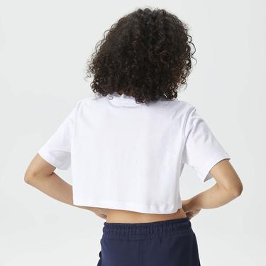  Nautica Kadın Beyaz Relaxed Fit T-Shirt